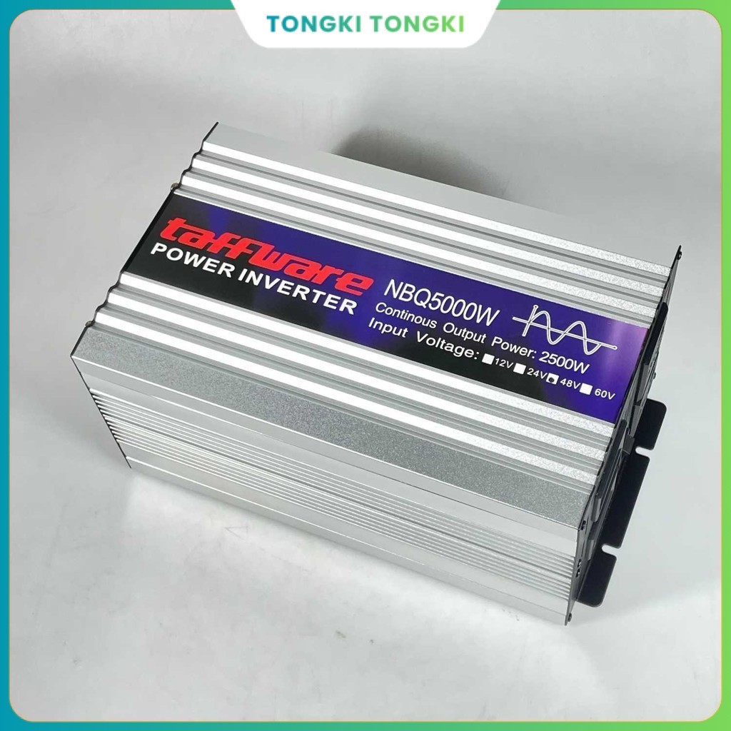 TAFFWARE Power Inverter Mobil Pure Sine Wave DC 48V to AC 220V 5000W - NBQ5000W