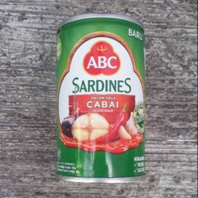 Sarden ABC 155g Kemasan Kecil Kaleng