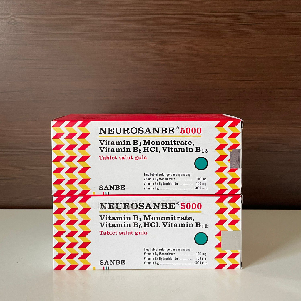 Neurosanbe 5000 Vitamin B1/B6/B12 (Box 100 Tablet)