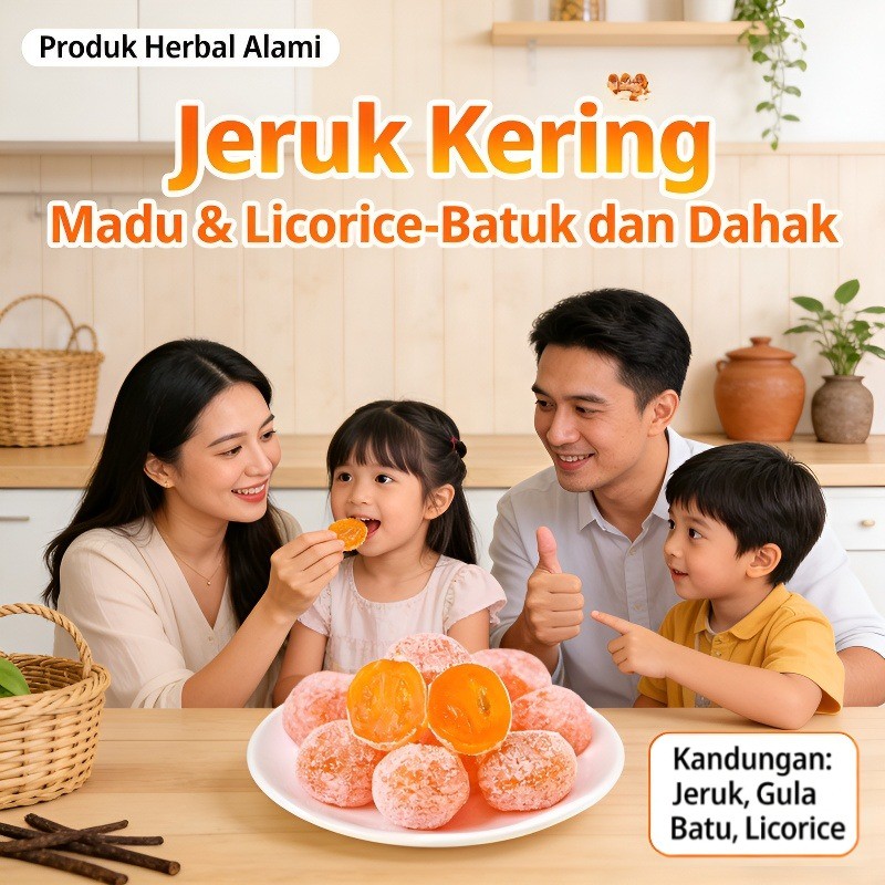 Buah yang Diawetkan Licorice Kumquat | Obat Batuk Alami dan Pelindung Tenggorokan | Camilan Sehat Ku