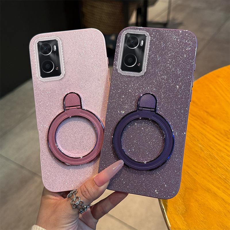 Soft Silikon Casing Hp Untuk OPPO A96 Case Untuk OPPOA96 4G CPH2333 Softcase Glitter Dengan Magnetik