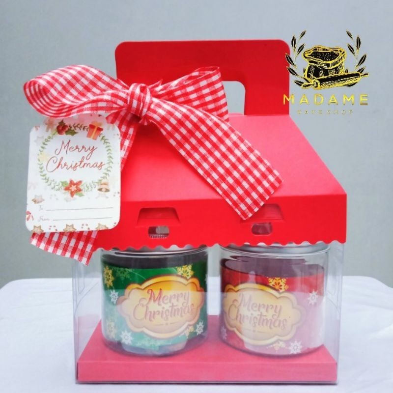 Box Mika Hampers Rumah Box Mika 2 Toples Box Mika Kue Kering Idul Fitri