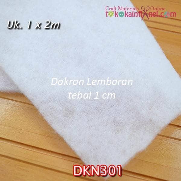 DKN301 Dakron (Dacron) Lembaran tebal 1cm uk. 1 x 2 m