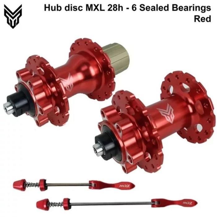HUB FREEHUB MXL 28 HOLE DISC BRAKE MERAH