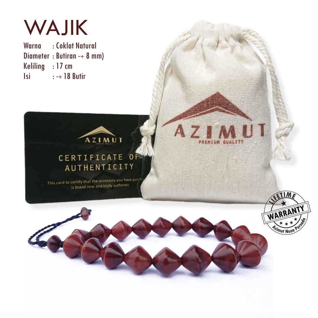 (Special Edition) Gelang kayu kaukah kokka asli Bersertifikat / gelang kokka motif wajik