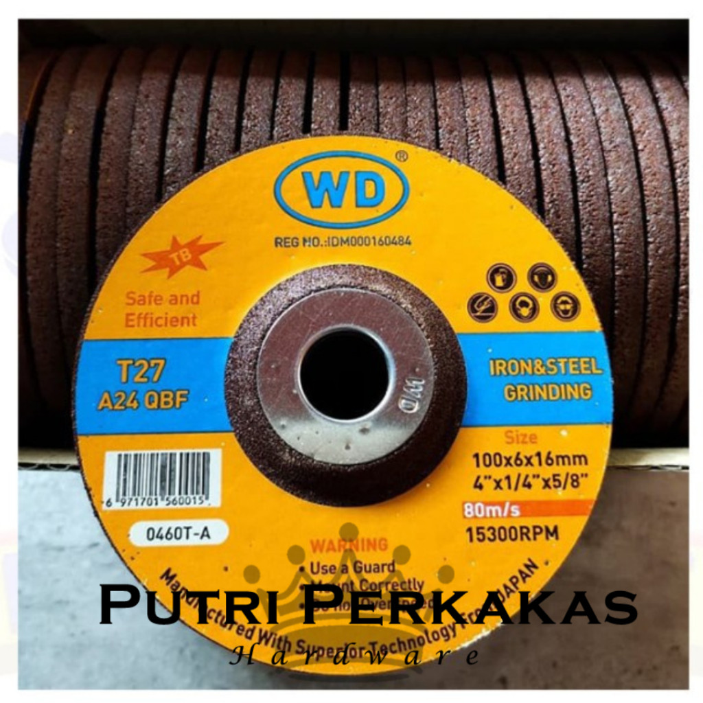 BATU GERINDA WD 4x6 in ORIGINAL | Batu Gerinda WD | Batu Poles WD