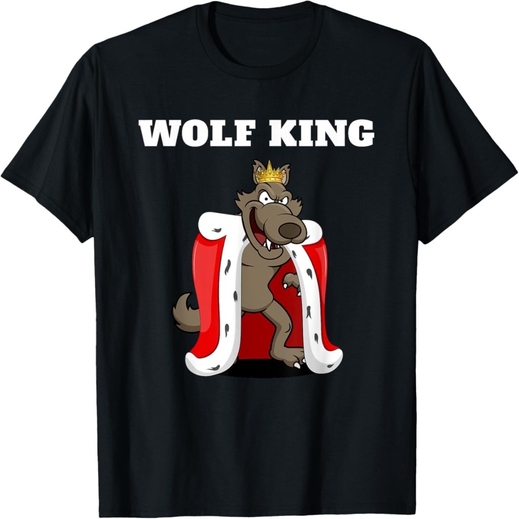 Crow store Kaos Serigala 'Raja Serigala' | Kaos Serigala untuk Anak Laki-laki | Kaos Serigala Pria