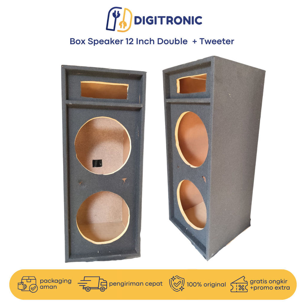 Box Speaker 12 Inch Double  + Tweeter