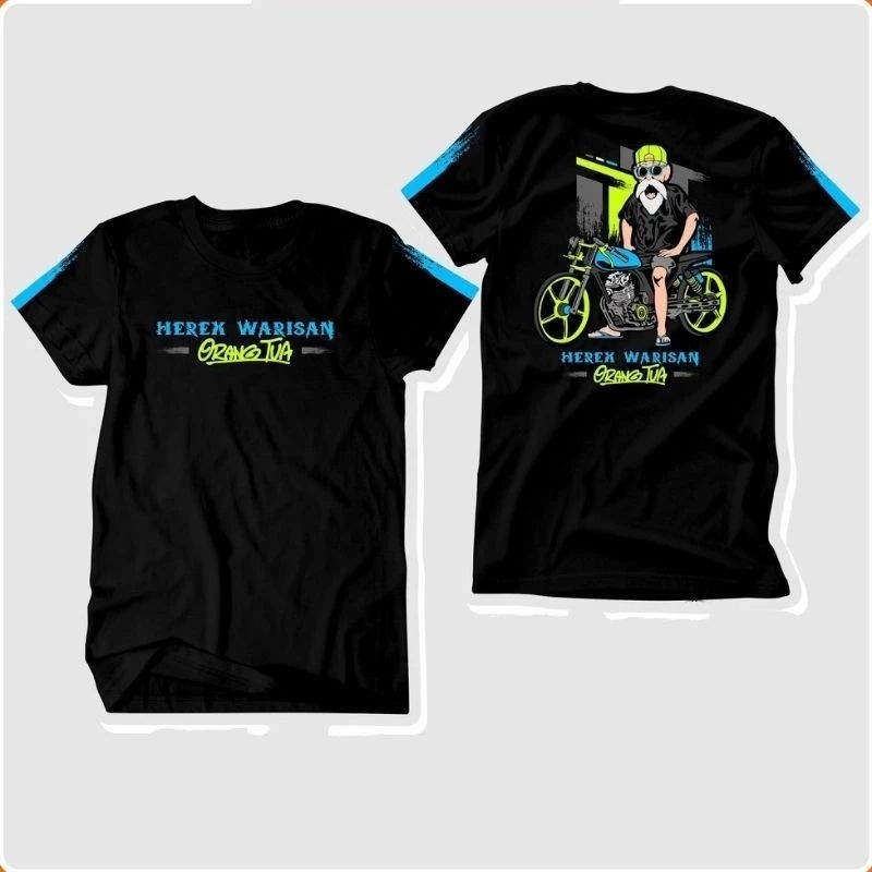 RRIDN - Kaos Herex Warisan Orang Tua / Baju Tshirt Distro Kaos Herex Warisan Orang Tua / Baju Pria D