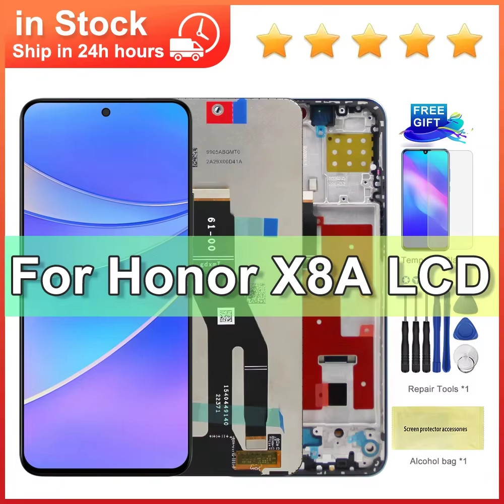 6.7'' For Honor X8a LCD Display Touch Screen Digitizer Assembly For Honor X8a CRT-LX1 CRT-LX2 CRT-LX