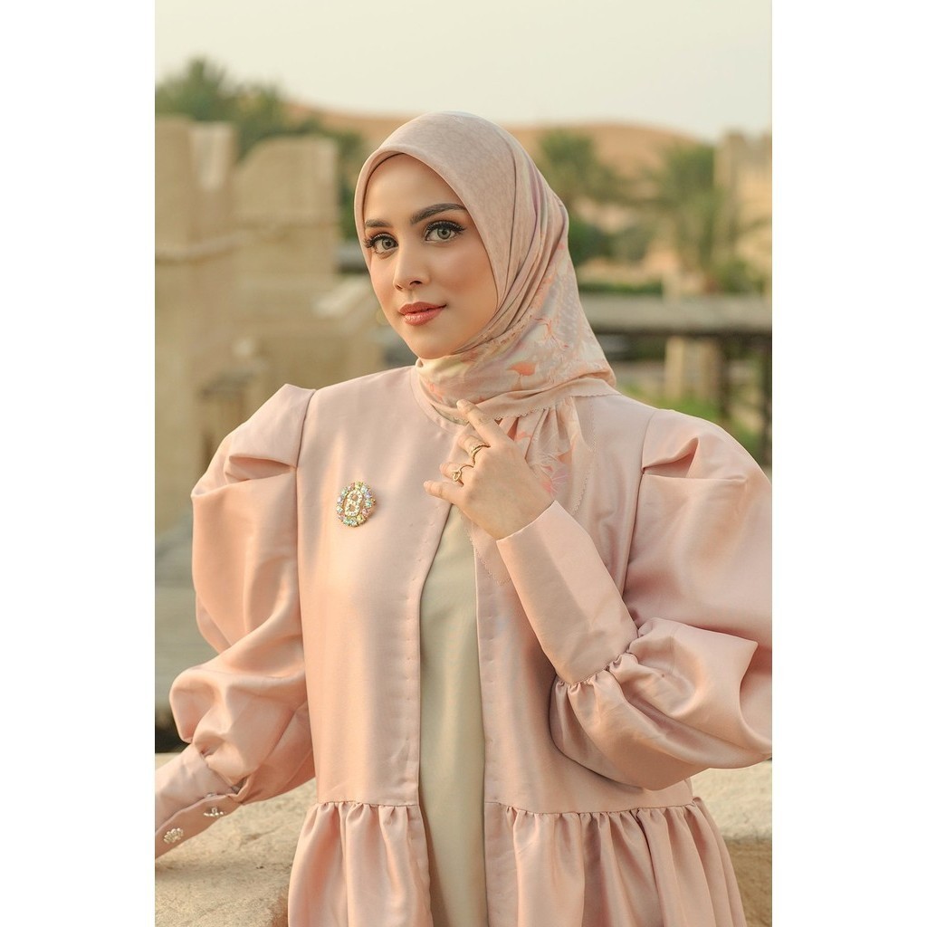 Buttonscarves Arabian Night Voile Square XL - Cave