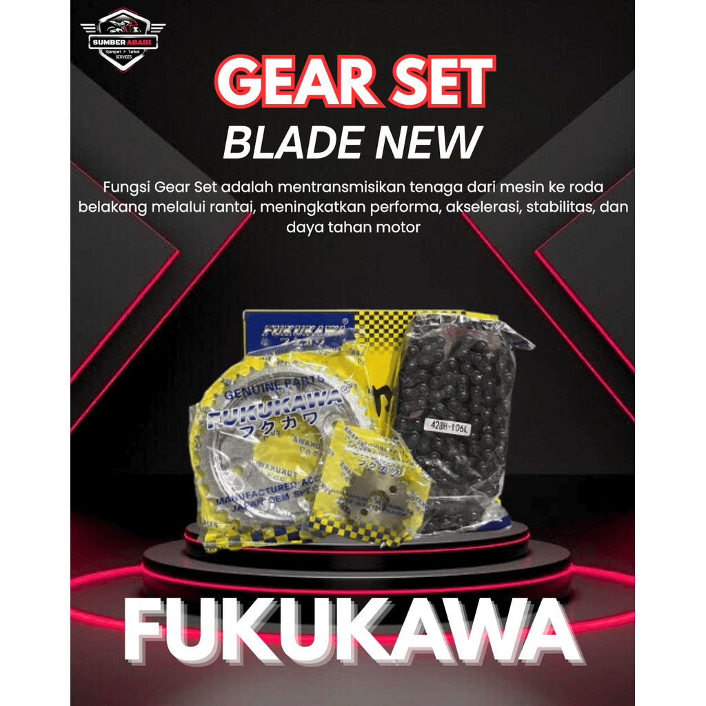Fukukawa Gear Set Blade New