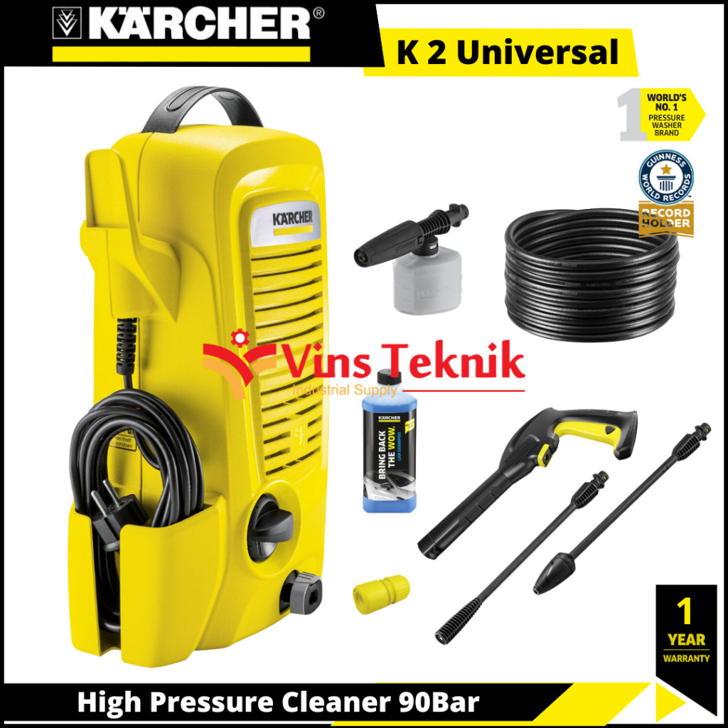 KARCHER K 2 Universal Car *ID High Pressure Cleaner Jet Cleaner Mesin Cuci Motor Mobil 90Bar K2 Univ