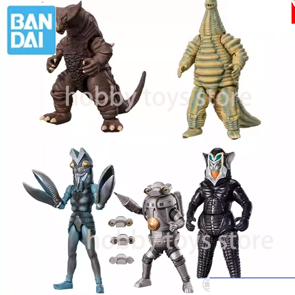 Bandai Original Shodo Ultraman Monster Super Motion Gomora Red King Anime Action Figures for Hobbies