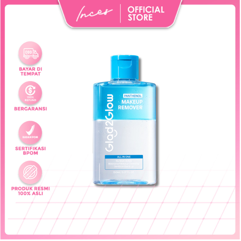 inces - [NEW LAUNCH] Glad2Glow All IN ONE MAKEUP REMOVER