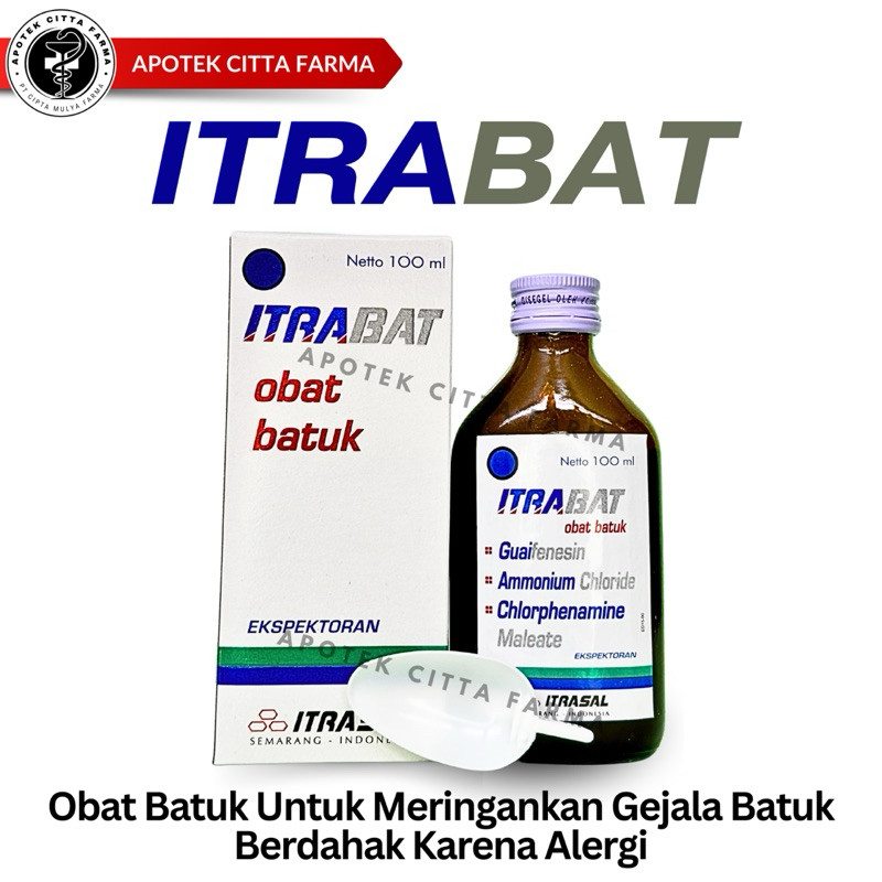 Itrabat Sirup 100 ml Itrasal - Mengatasi Batuk Berdahak