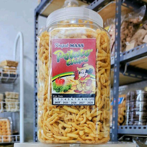 PROMO  Potato Chips Jajan Jadul Toples 2liter Snack Cemilan Keripik
