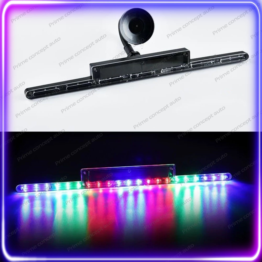 Lampu LED RGB Bagasi Mobil Stop Sein Lampu LED Rem dekorasi Tempel Kaca Belakang Mobil