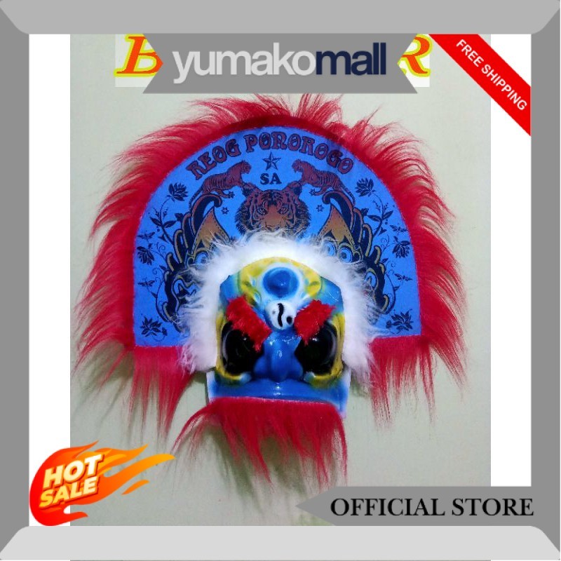 mainan anak topeng barong barongan topeng barongsai topeng reog SC