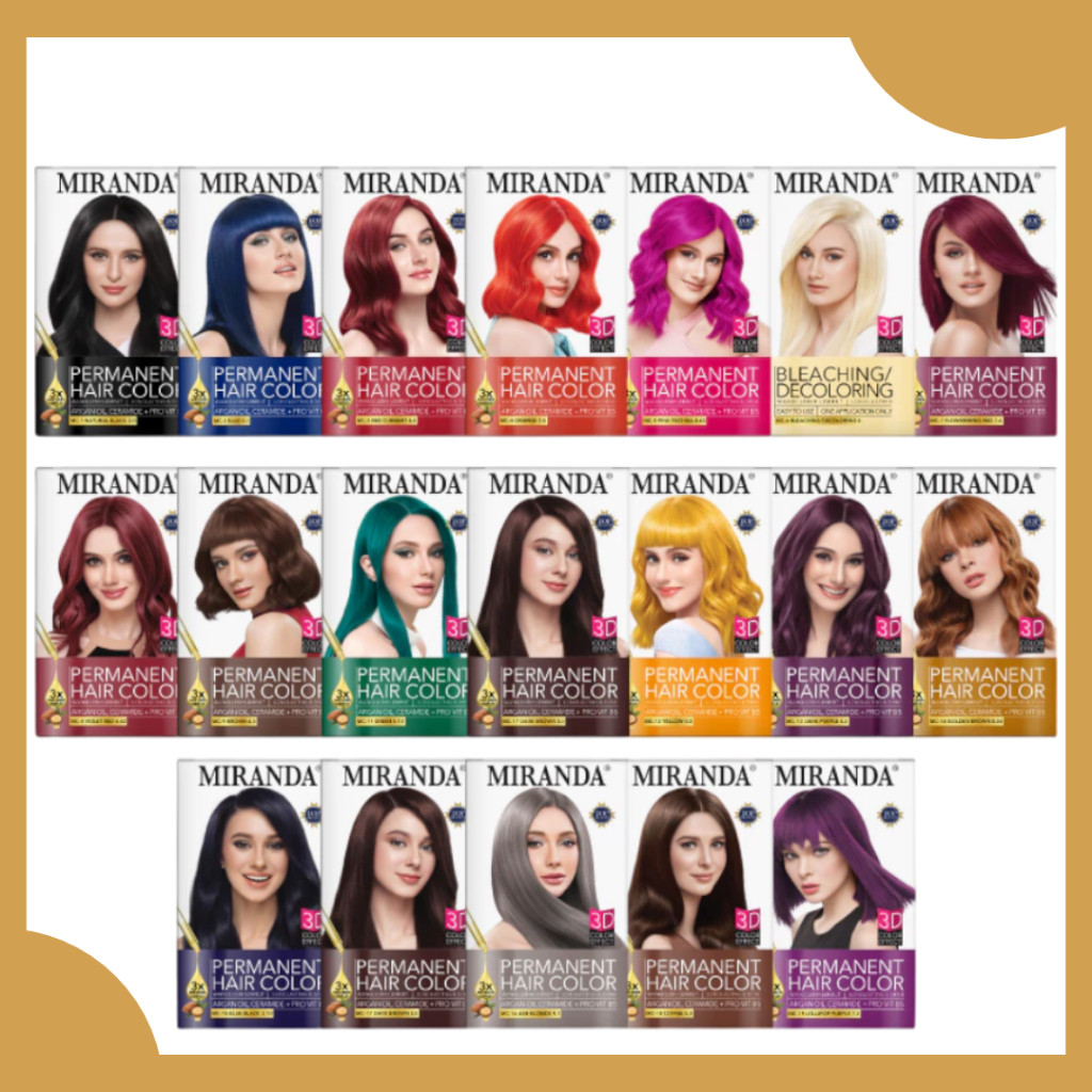Miranda Hair Color 30ml/Pewarna Rambut