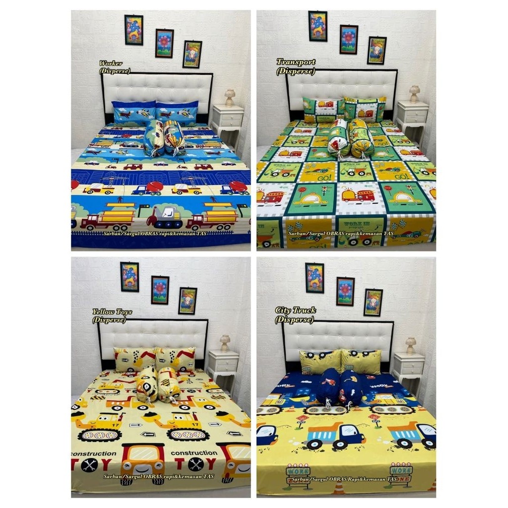 IkalStore3 - Mobil sprei anak 180x200 sprei 120x200 seprei sprei anak laki laki