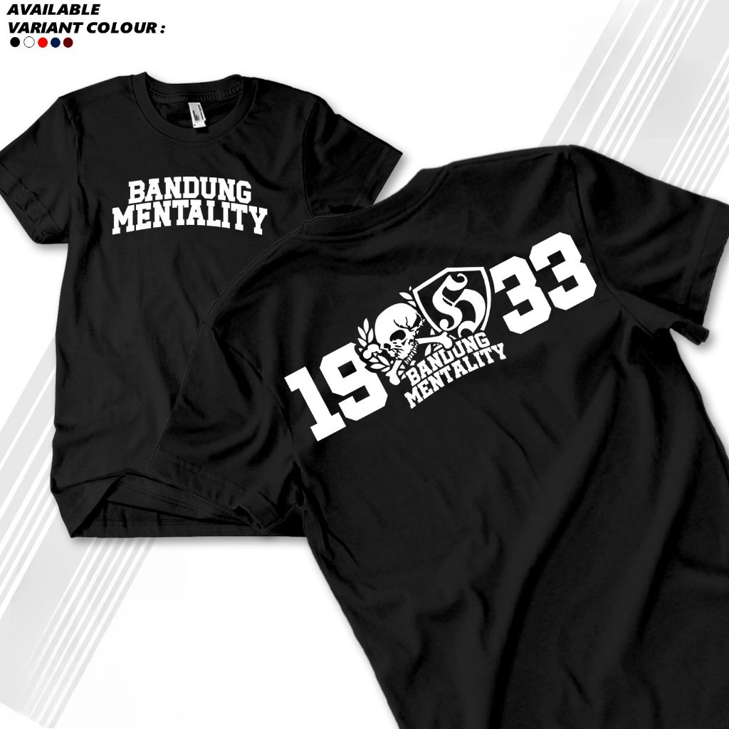Kaos Distro Football Pria Bandung Mentality Casual Premium kaos Bandung mentality AW-64