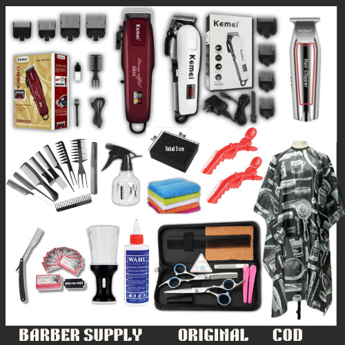 Cod Paket Barbershop Alat Cukur Rambut PAKET ALAT CUKUR LENGKAP || USAHA PANGKAS/BARBERSHOP/SALON
