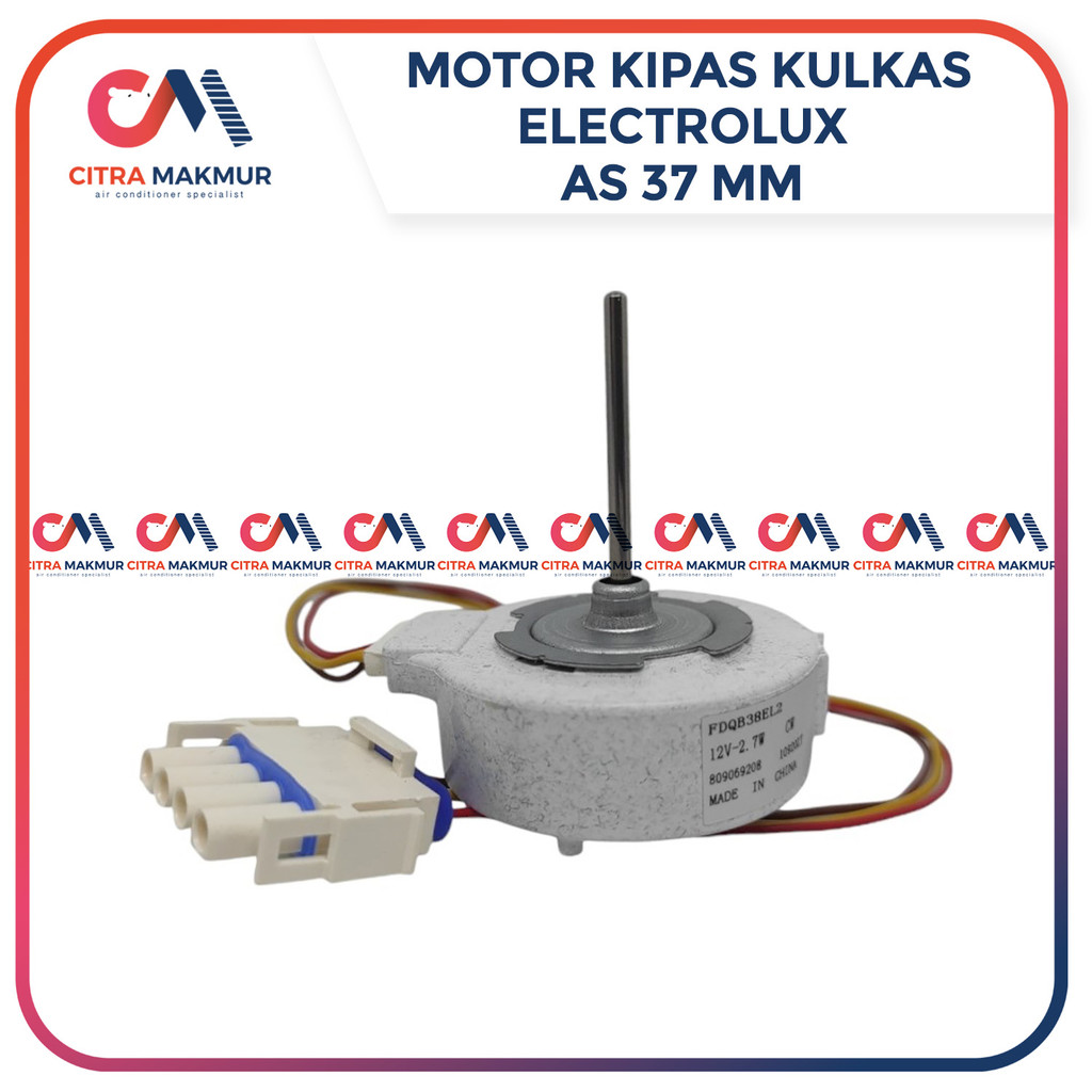 Dinamo Fan Kulkas Electrolux FDQB38EL2 Motor Kipas Evaporator Showcase Defrost as 3 mm 3,7 cm