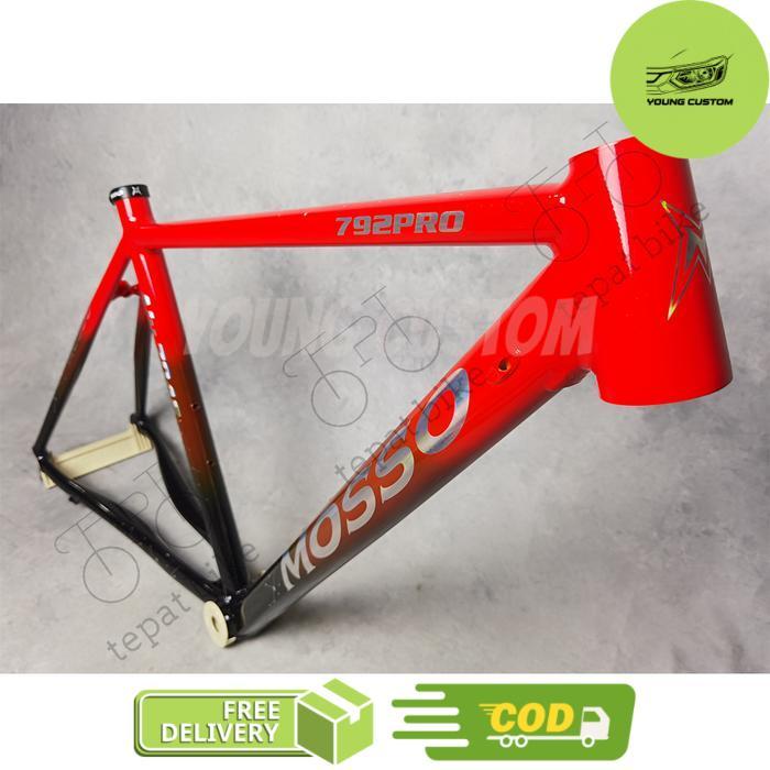 Frame Roadbike MOSSO 792 PRO Allu 7046 700c Super Light + Fork Carbon - Size 44 -young