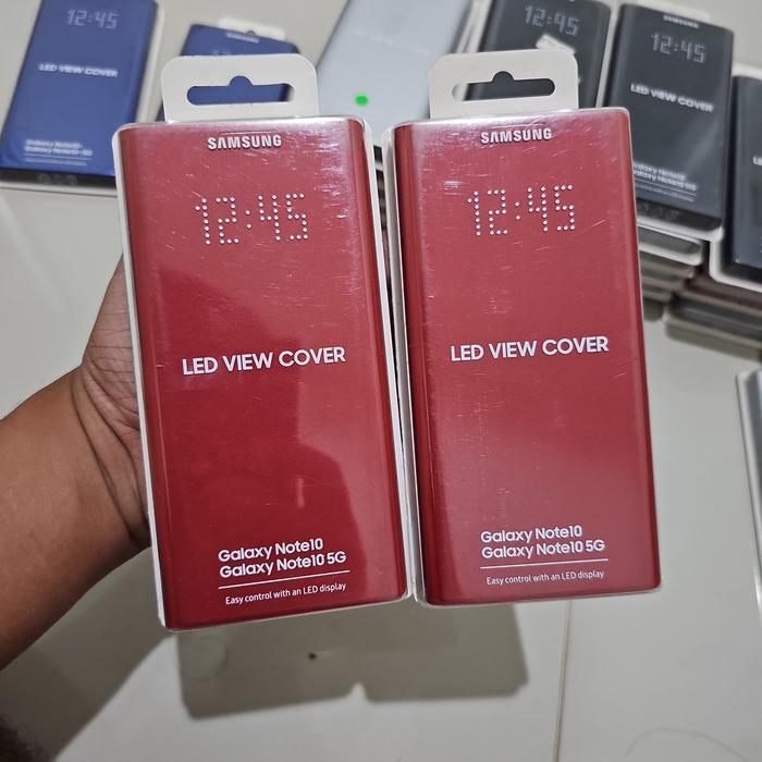 Samsung Led View Cover Note 10 / Note 10 Plus ORIGINAL 100% - Merah, Note 10