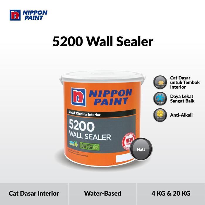 5200 WALL SEALER -20KG- CAT DASAR DINDING INTERIOR NIPPON PAINT