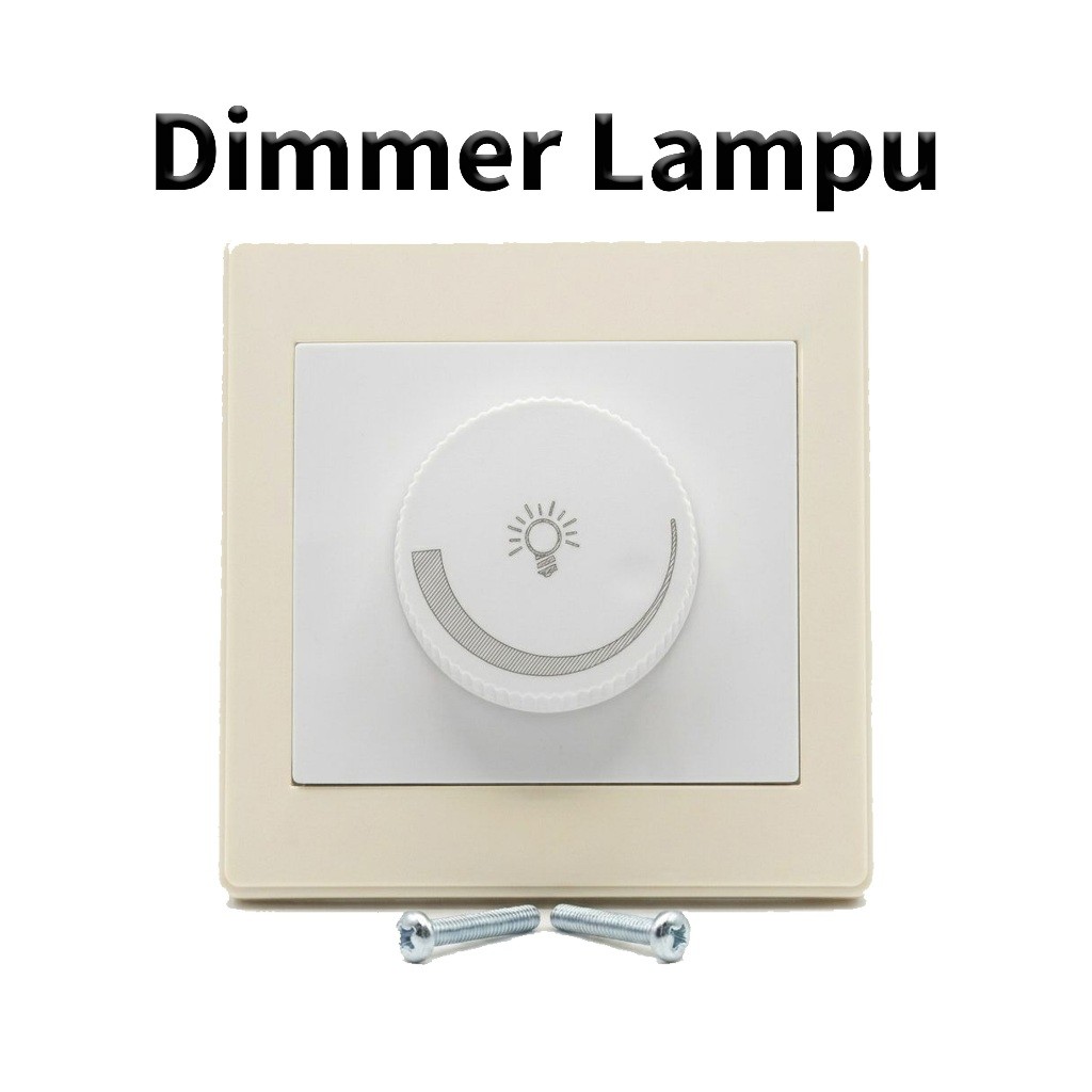Dimmer Lampu AC 15-100W Dimmer Tembok Switch Peredup Cahaya Lampu 220v