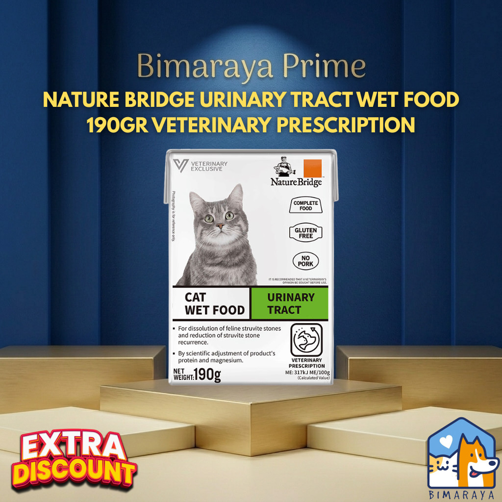 NATURE BRIDGE URINARY TRACT WET FOOD 190GR VETERINARY PRESCRIPTION