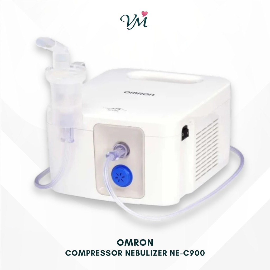 Omron Nebulizer NE-C900 Compressor Alat Uap Asma Nebulizer Dewasa Anak Terapi Pernapasan