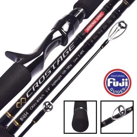 Joran MAJOR CRAFT CROSTAGE | CRXJ-B58/4 CRXJ-B58/5 | Overhead Jigging | Fuji | Two Section . JF