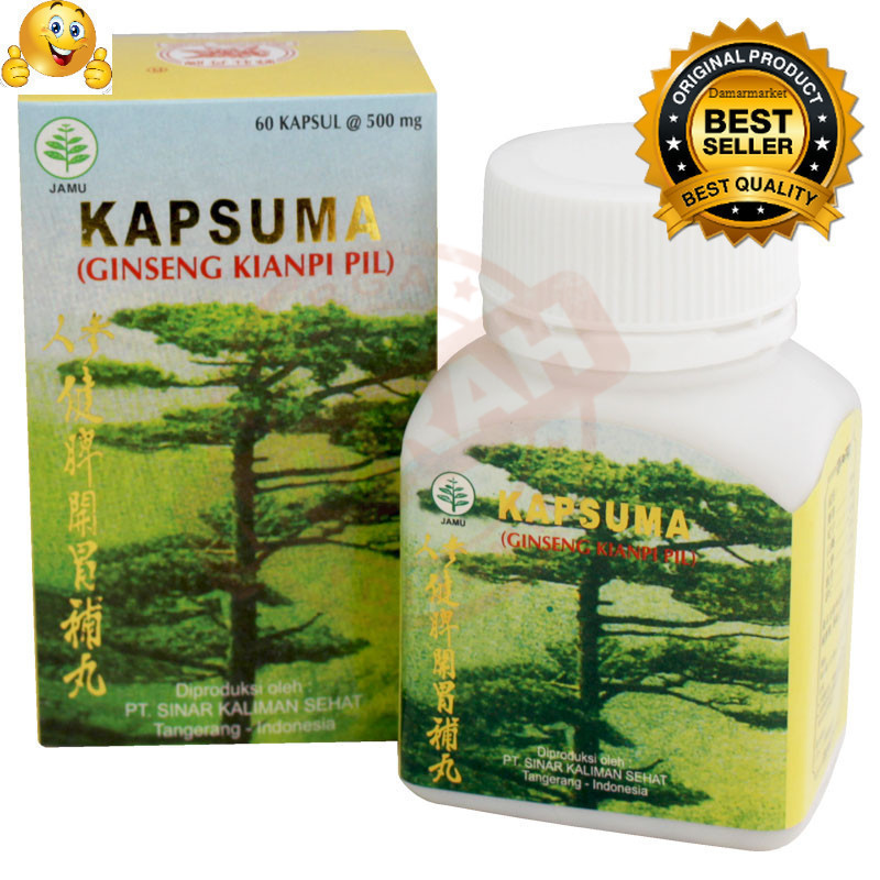 Apotek Vyena Kapsuma Kianpi Pil Penggemuk Badan Wisdom ASLI Original - Ginseng Kianpi Pil WISDOM -  