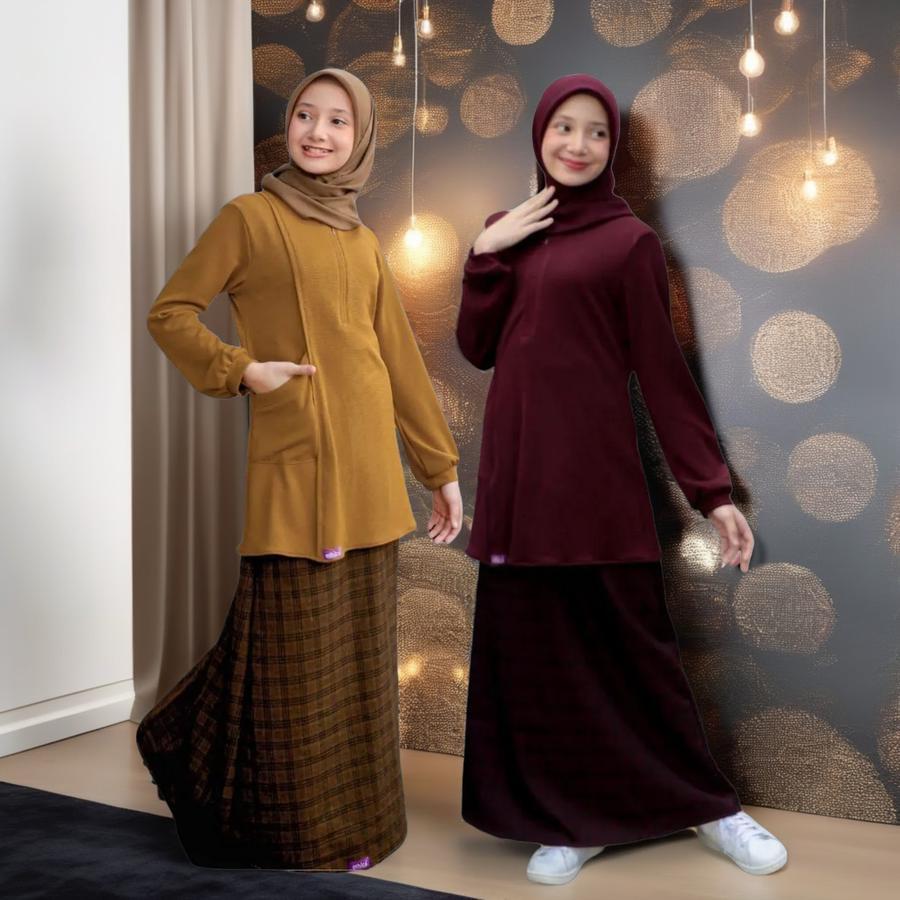 SETELAN ELEGAN ETHICA KIYOMI 06 MAROON KIYOMI 06 MUSTARD SETELAN ETHICA TERBARU 2024