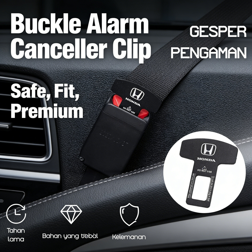 Buzzer Alarm Buzzer Colokan Stopper Seatbelt Honda Mobil Safety Seat Belt 2pcs Toyot.