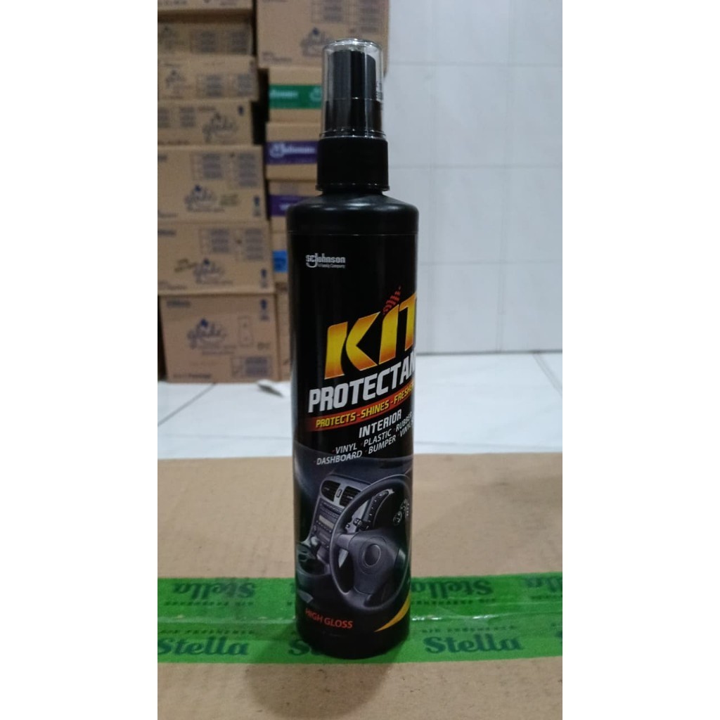 *AO* KIT VINYL PROTECTANT HIGH GLOSS BOTOL SPRAY 270ML PENGKILAP MOBIL MOTOR CUCI
