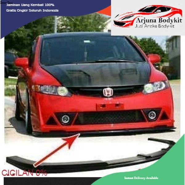(HEMAT ONGKIR) lips civic mugen rr ' BB,