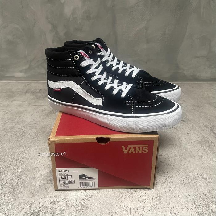 Vans Sk8 - Hi Pro Black White Original BNIB