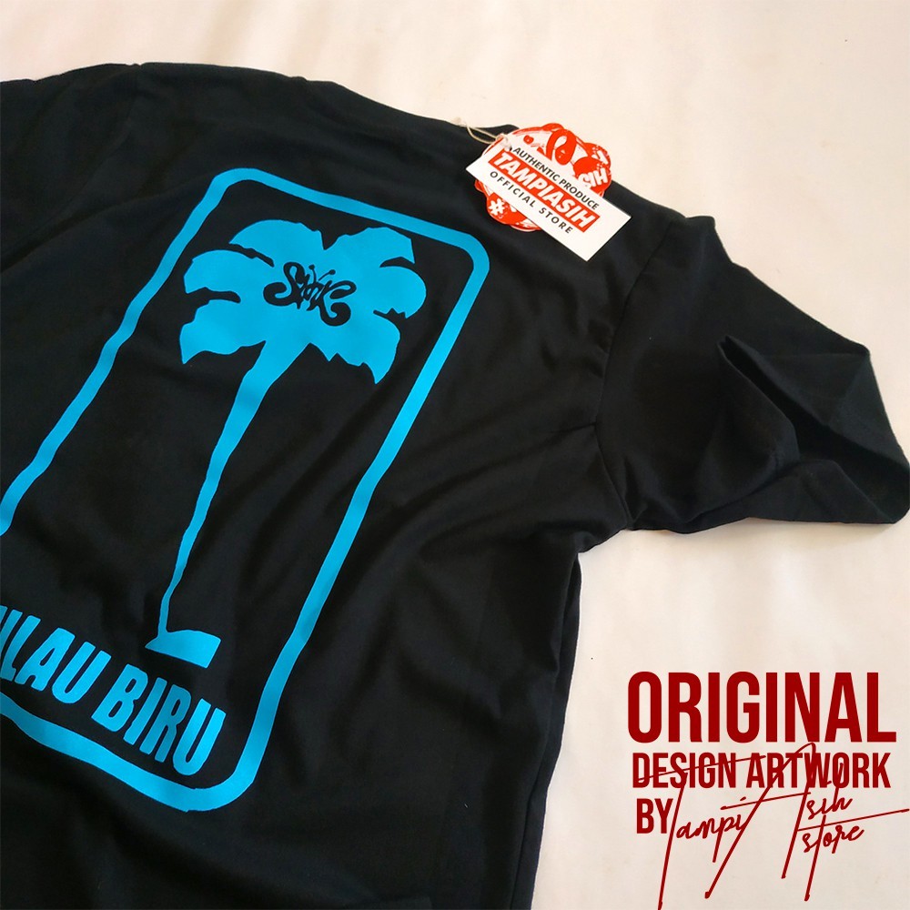 (COD) PULAU BIRU - LENGAN PENDEK - ORIGINAL MADE IN SLANKERS - BAJU SLANK - KAOS SLANK - TAMPIASI