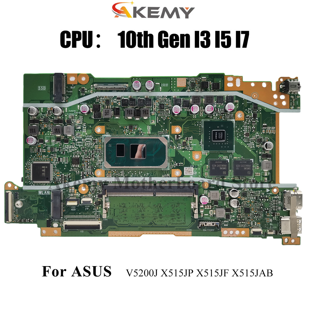 X415JP Laptop Motherboard For ASUS VivoBook X515JF A416J V5200J X415J X515JAB X515JP V4200J Mainboar