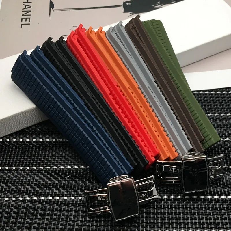 Tali Rubber Silikon Jam tangan Patek Phillipe Aquanut 20mm