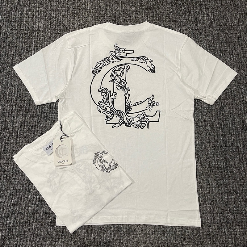 BAJU KAOS PRIA WANITA 1259 KAOS CLCS KATUN  CELCIUS## PRIA PUTIH  HIGH QUALITY