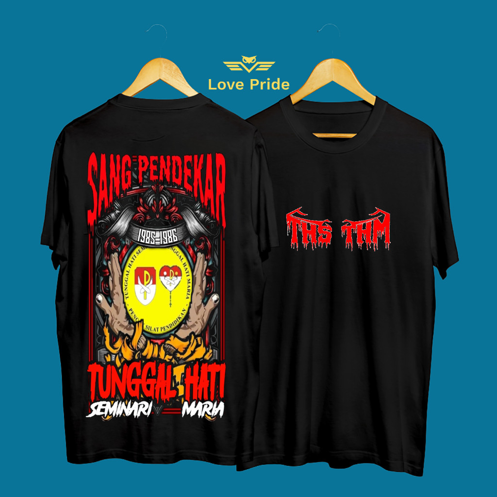 Kaos Tshirt Baju Distro Pencak Silat THS THM Sang Pendekar Tunggal Hati Seminari Maria Premium Terba