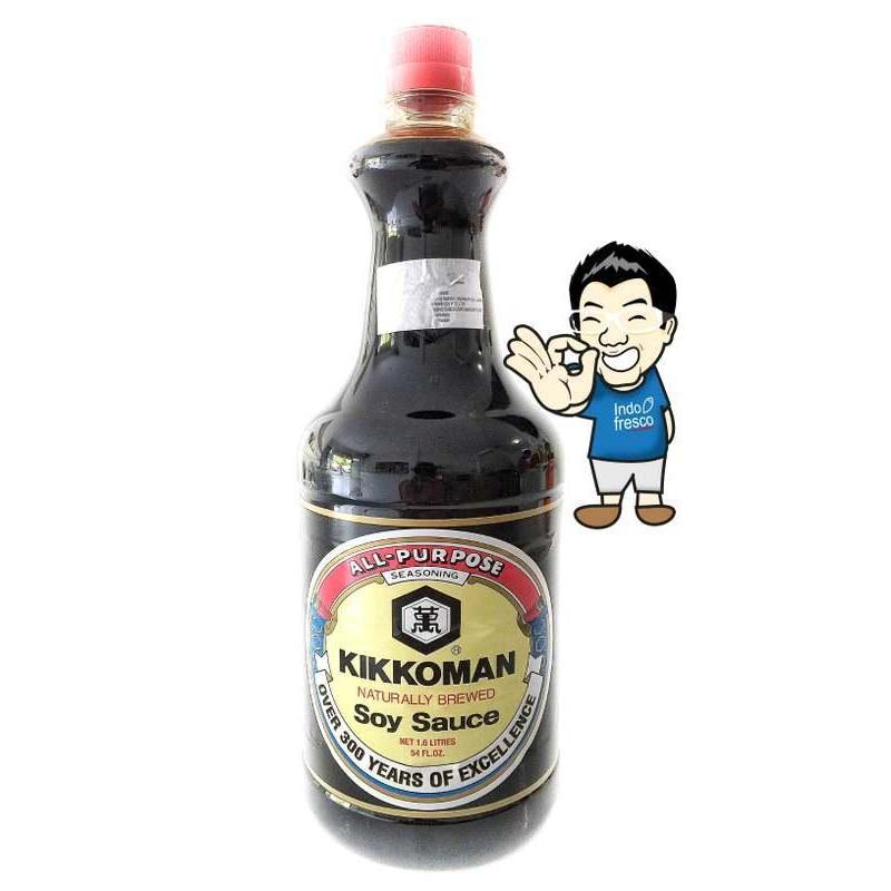 Kikkoman Soy Sauce Shoyu- Kecap Asin Jepang 1.6 L