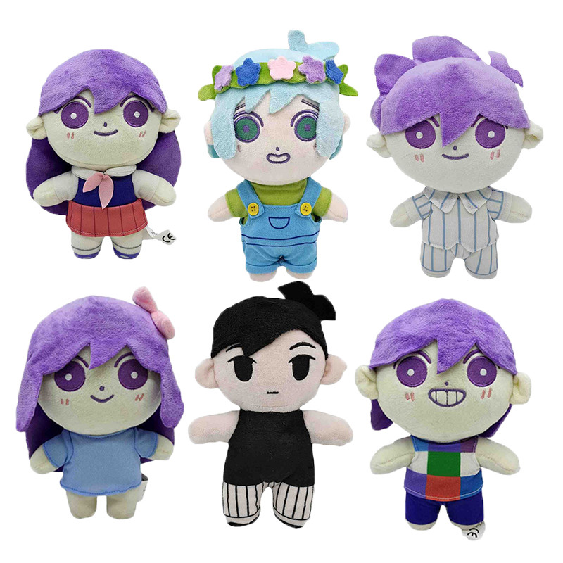 20CM Game OMORI Plush Doll Stuffed Pillow Toy Sunny Plushie Toys Cute Omori Cosplay Props Mer for Ki