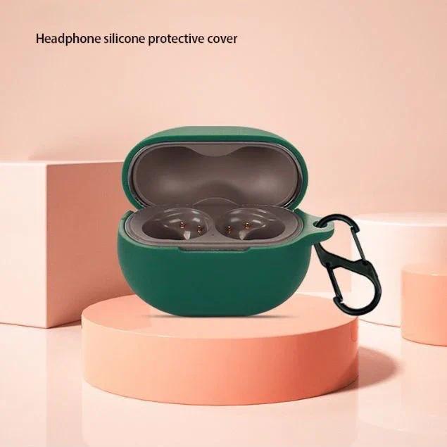 For Sound PEATS Engine 4 Case Silicone Solid Color Shockproof Earphone Accessories Protector For Sou