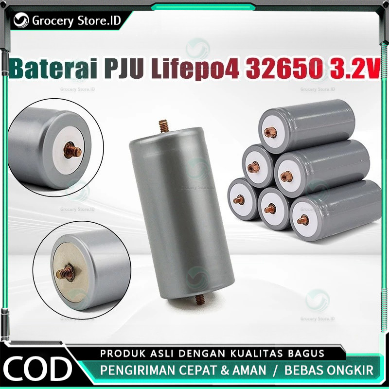 Baterai PJU Lifepo4 32650 3.2V 6ah 6000mah lithium iron phosphate